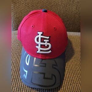 Youth New Era Red and Black St. Louis Cardinals Hat